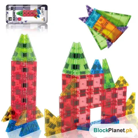 Mini Magnetic Building Blocks — 32 Pcs Set