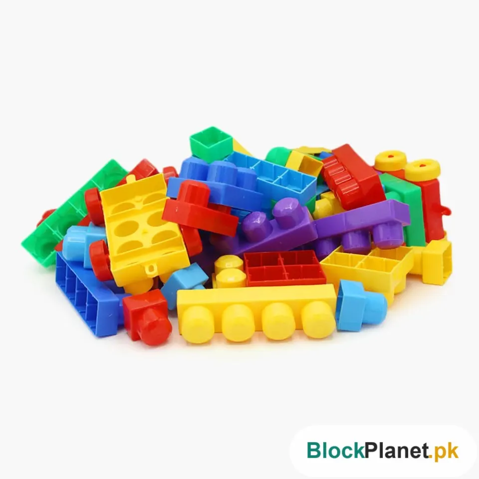 Kids Block Bag 65Pcs - Multi Color
